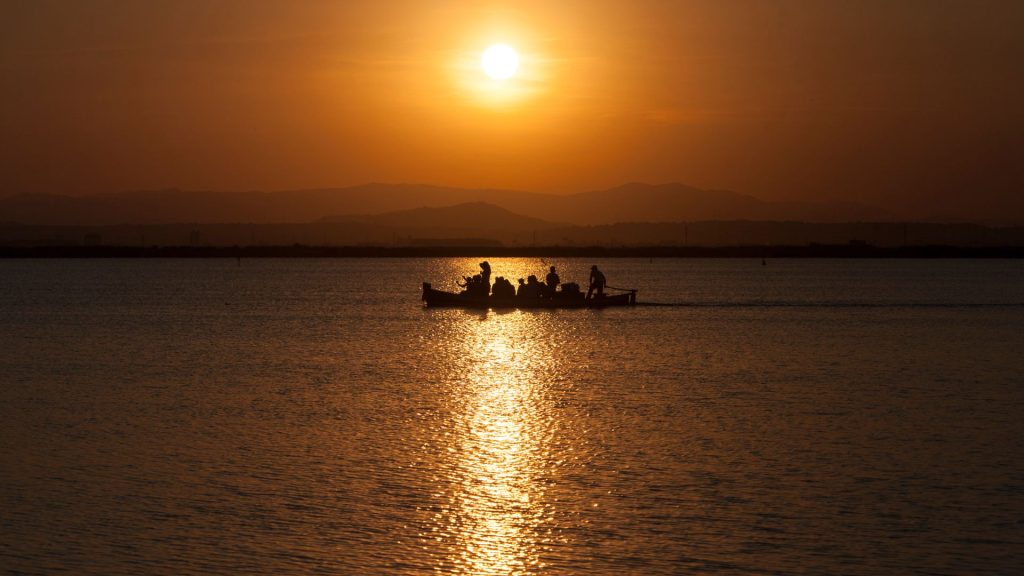 Atardecer en la albufera