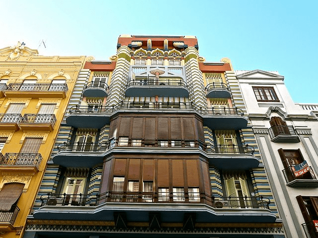 modernismo en Valencia casa Judía