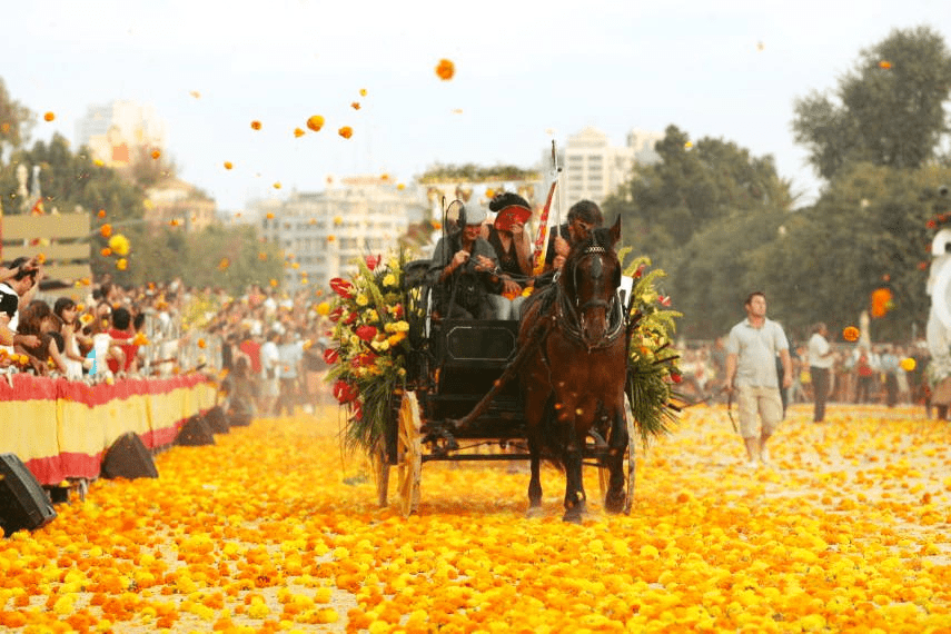 Batalla de flores Feria de Julio Valencia